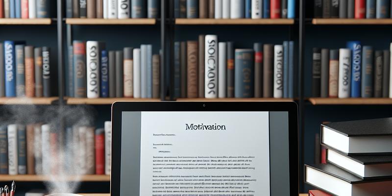 Lettre de Motivation pour Sociologie à Distance Lettre de Motivation pour Sociologie à Distance